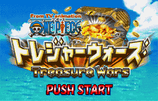 One Piece: Treasure Wars title screen for WonderSwan Color